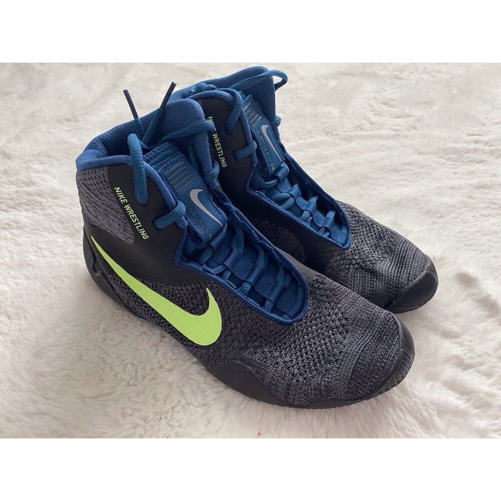 Nike Wrestling Shoe Tawa Anthracite Flyknit‎ CI2952-004 Men’s Sz 9 No Box NEW